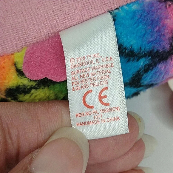 Ty Teeny Tys Collection Hootie Owl Colorful Multi-color with Hang Tag 3.5 inch - Picture 8 of 9